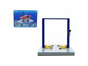 Greenlight 12915 Two Post Lift Yellow Blue for 1 18 Scale Diecast Model Cars