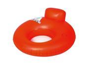 NorthLight Water Sofa Inflatable Swimming Pool Inner Tube Lounger Float Neon Orange 48 in.
