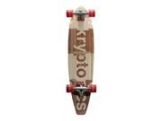 Bravo Sports 163412 36 in. Authentic 65 Blocktail Longboard Complete Skateboard