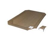 Coolaroo 458997 43.5 x 31.5 in. Elevated Pet Bed Replacement Cover Nutmeg