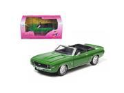 Greenlight GL18213 1969 Chevrolet Camaro RS Convertible Green Bewitched Limited to 2004 Piece Worldwide 1 24 Diecast Model Car