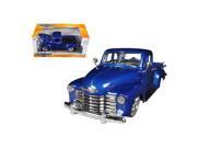 Jada 96864A bl 1953 Chevrolet 3100 Pickup Truck Blue 1 24 Diecast Model