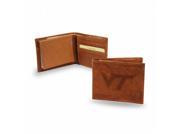 Rico Industries RIC SBL340201 Virginia Tech Hokies NCAA Embossed Leather Billfold