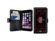 Coveroo SDSU Repeating Design on iPhone 6 Wallet Case
