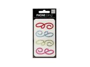 Bulk Buys CG097 48 Little Swirls Phone Bling Removable Stickers