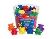 Learning Resources LRNLER0744 Bear Family Counters Rainbow Set 96 Per Set