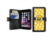 Coveroo UC Berkeley Polka Dots Design on iPhone 6 Wallet Case
