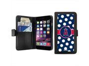 Coveroo LA Angels of Anaheim Polka Dots Design on iPhone 6 Wallet Case