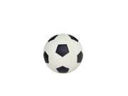 NorthLight High Bounce Rubber Soccer Ball Sports Themed Puppy Dog Fetch Toy Off White Black 3.5 in.