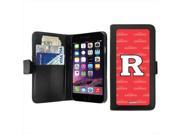 Coveroo Rutgers Repeating Design on iPhone 6 Wallet Case