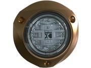 Lumitec SeaBlazeX Underwater Light Bronze Finish Blue White Combo Light