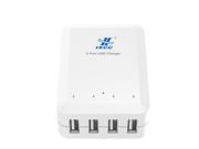 iXCC 4 Port USB High Speed Travel Wall Charger for iPhone iPad Samsung Android and Windows Smartphones and Tablets