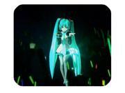 Hatsune Miku Concert Mousepad Personalized Custom Mouse Pad Oblong Shaped In 10 x 11 Gaming Mouse Pad Mat