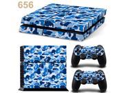 Camouflage Camo Vinyl PVC Skins Sticker For PS 4 Console For palystation4 Console Controller Decal