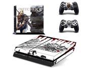 Witcher 3 Play 4 PS4 Skin Skins For play station 4 Sticker Decal Cover 2 Controller Sticker ps4 accessories