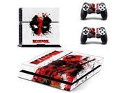 ps4 skin Deadpool console Skin 2 Controller Sticker For PS4 Full Body