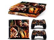 Fire Man Design Play 4 PS4 Skin 1 Set Skins For play station 4 Sticker Decal Cover 2 Controller Sticker ps4 accessories