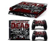The Walking Dead play 4 Skin Vinyl Decal Skin Stickers For play station 4 Console PS4 Games 2Pcs Stickers For ps4 accessories