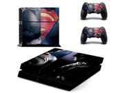 Batman v Superman Dawn of Justice Ps4 Skin Sticker Case Cover for Sony PlayStation 4 and For Two PS4 Controllers