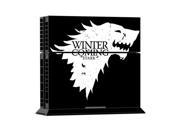 Winter is Coming STARK Direwolf PS4 Skin Sticker Wrap For PS4 Console 2 Pcs free Matching PS4 Controller Cover decals