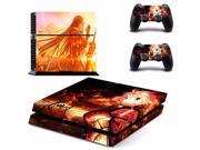 SAO 6 ps4 Skin Stickers For Playstation 4 PS4 Console 2 Pcs Vinyl decal Skin Stickers for Controller