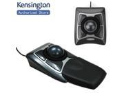 Kensington Original Trackball Expert Mouse Optical USB for PC or Mac Diamond Eye Large Ball Scroll Ring with Retail Packaging