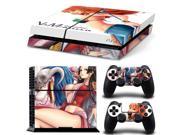 Sexy Girl Cartoon Play 4 PS4 Skin 1 Set Skins For play station 4 Sticker Decal Cover 2 Controller Sticker ps4 accessories