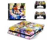 Dragon Ball 272 Vinly Style Skin Ps4 console Cover For Playstaion 4 Console PS4 Skin Stickers 2Pcs Controller Protective Skins