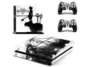 Anime Kingdom Hearts Vinly PS4 Skin Sticker for Sony PS4 Console and 2 Controllers Decal