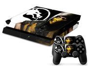 Arrive Mortal Kombat X PVC Protection Decal Skin Cover Case Sticker For Sony PS4 Playstation 4 Console 2 Controllers