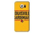 Schools Hard Case For Samsung Galaxy S7 Edge Yellow Louisville Cardinals Design Protective Phone S7 Edge Covers Fashion Samsung Cell Accessories
