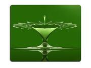 Gaming Mousepad Splash of colorful green liquid with droplets and water crown 10 x 11