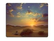 Gaming Mousepad sunrise in Tar desert India retro style 8 x 9