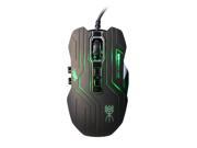 Adjustable 3200dpi Optical 9D Buttons Computer Mouse Programmable Vibration Wired Gaming Mouse with LED for Pro Gamer