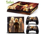 Animation Naruto Skin sticker for play station 4 console and controllers vinyl skin cover for sony ps 4 sticker for skin ps4