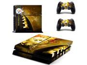 PS4 Pittsburgh Steelers Skin Sticker Decals for PlayStation4 Console and 2 controller skins