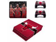 Chicago Bulls PS4 Pro Skin Sticker For Sony Playstation 4 PRO Console protection film and 2Pcs Controller Skins