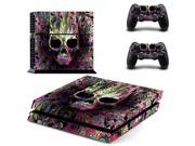 skull PS4 Skin Stickers Vinyl Decal For Sony Playtation 4 console and 2 Controllers Skin