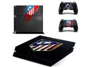 Spanish football team La Liga Club Atletico de Madrid PS4 Skin Sticker Decal For Sony PS4 PlayStation 4 Console and 2 Controller