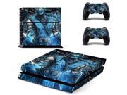 Mortal Kombat Decals Vinyl Skin Sticker For Sony PS4 Console 2 Controller Skin