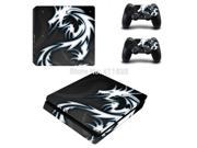 For PS4 Slim Skin Stickers For Playstation 4 Slim Console 2 Pcs Vinyl decal Skin Stickers for Controller