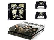 The Walking Dead Cover Skin Sticker For sony PS4 PlayStation Console 2 Controller Decal