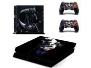 batman and joker PS4 Skin Stickers Vinyl Decal For Sny Playtation 4 console and 2pcs Controllers Skin
