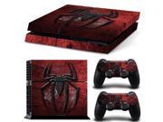 spiderman design skin sticker for PS4 Skin Cover for ps4 Console and Controllers PVC vinyl decal for playstation 4