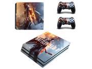Vinyl Battlefield 1 Sticker For PS4 PRO Skin For Sony Playstation 4 Pro Console 2 controller Skin Sticker For PS4 Pro Skin