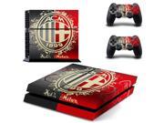AC Milan Football Team PS4 Skin Sticker Decal For Sony PS4 PlayStation 4 Console and 2 Controllers Stickers