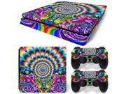 Colorful Design skin sticker for ps4 slim easy fit and top quality TN P4S Slim 0197
