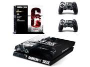 Rainbox Six Siege PS4 Skin Sticker Decal Vinyl For Sony PS4 PlayStation 4 Console and 2 Controller Stickers