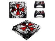 Resident Evil Biohazard PS4 Slim Skin Sticker Decal For Sony PS4 PlayStation 4 Slim Console and 2 Controllers Stickers
