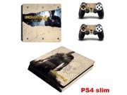 The Division Decal Skin Ps4 Slim console Cover For Playstaion 4 Console PS4 Slim Skin Stickers 2Pcs Controller Protective Skins